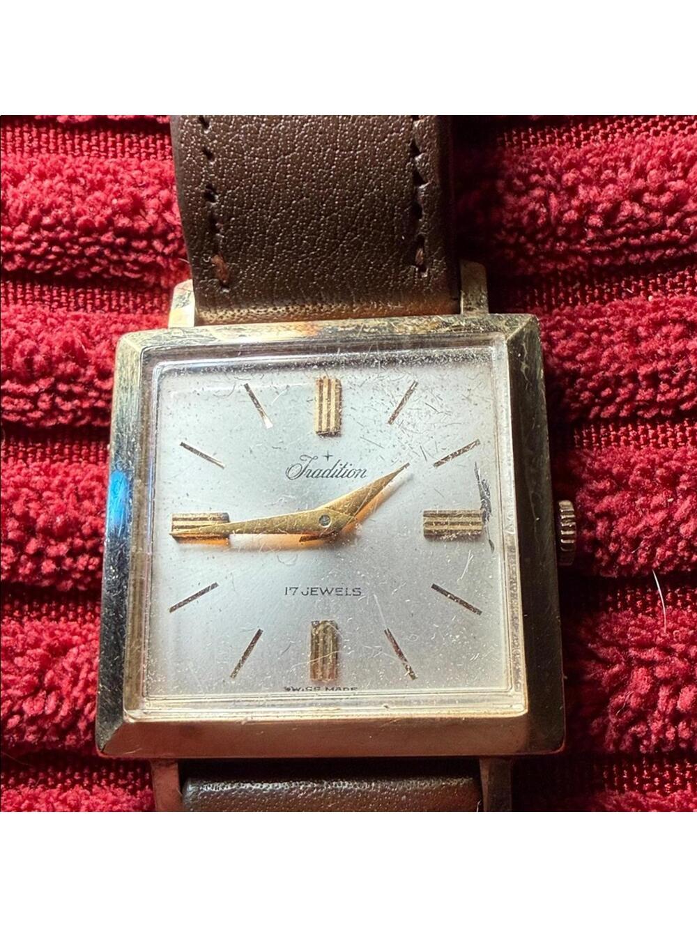 Vintage Tradition 17 Jewels Swiss Watch 10K Gold Filled